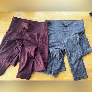 2 pair Old Navy Cozecore pocket leggings girls 14-16